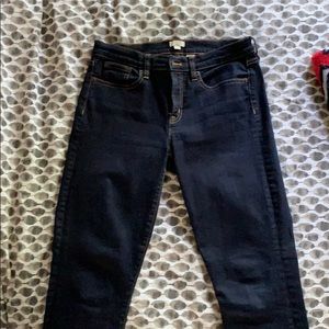 J Crew mid-rise skinny jeans